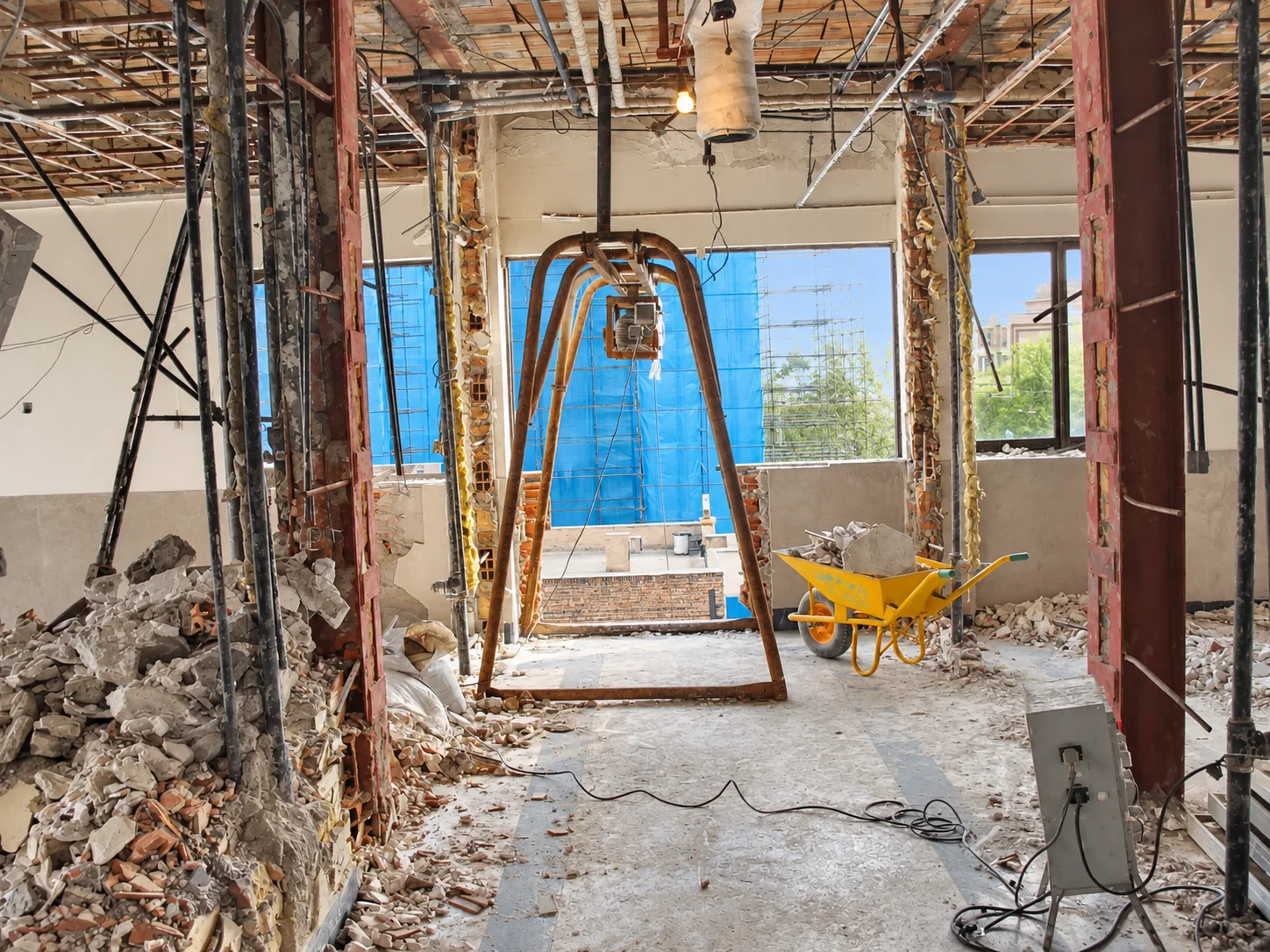 Baqiyatallah Hastanesi Diş Kliniği yenileme aşaması